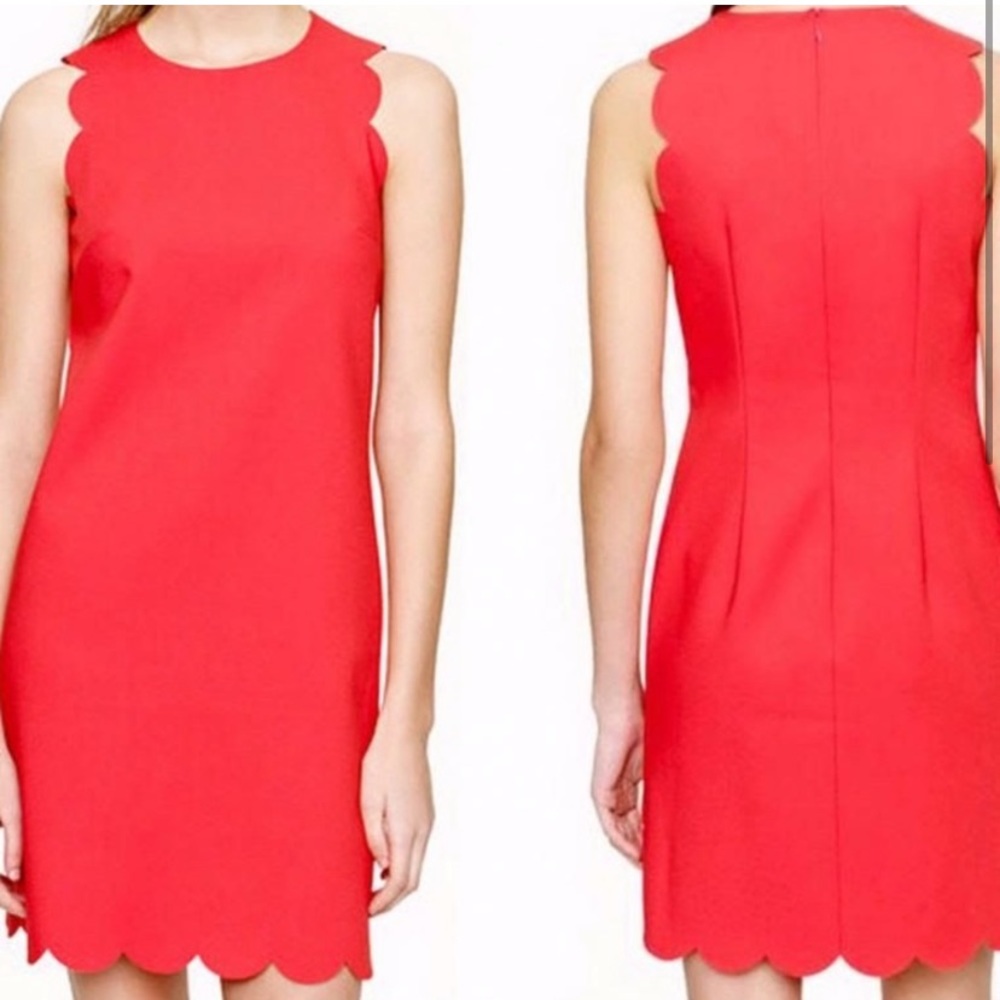 J. Crew Scallop Dress